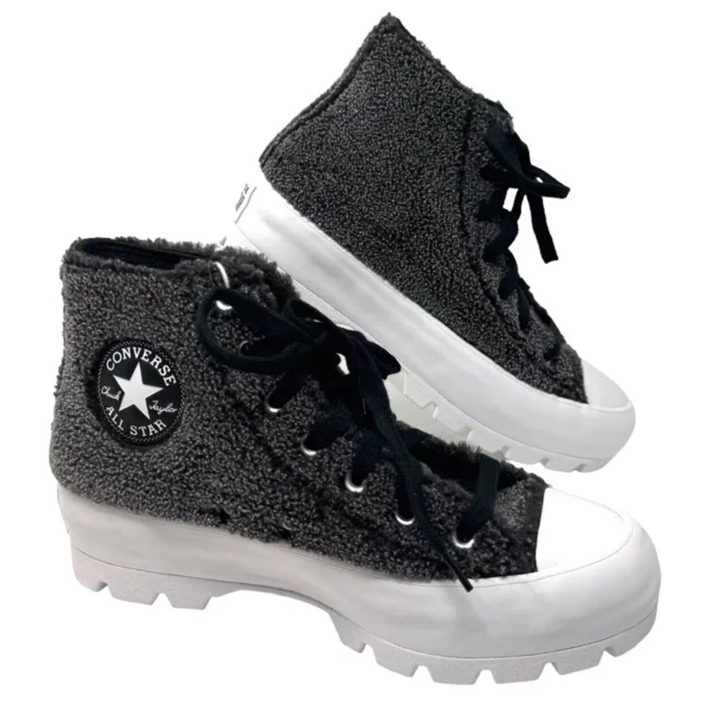 Converse Women's Charcoal Fleece High-Tops